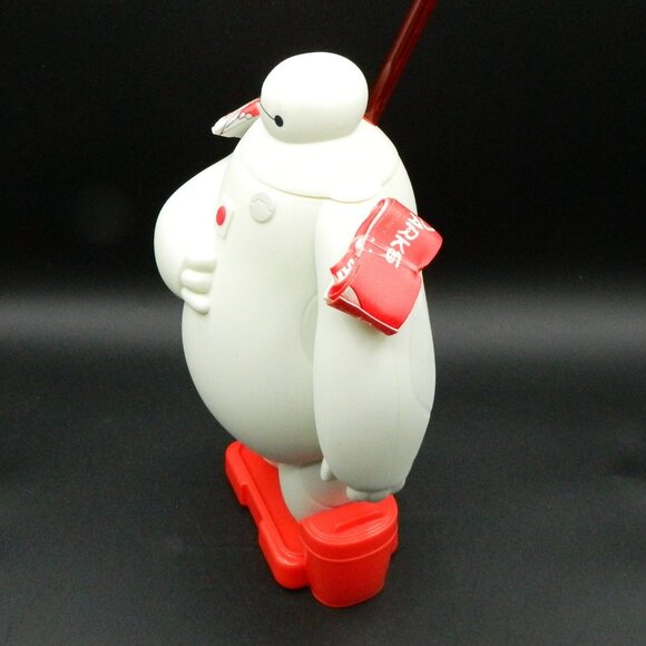 Disney Parks Baymax Sipper Big Hero 6 with lanyard and straw NWOT - Picture 2 of 7